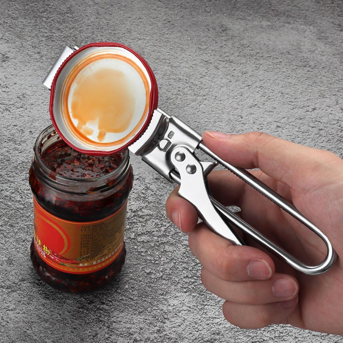 Adjustable Stainless Steel Jar & Bottle Opener - Image 4