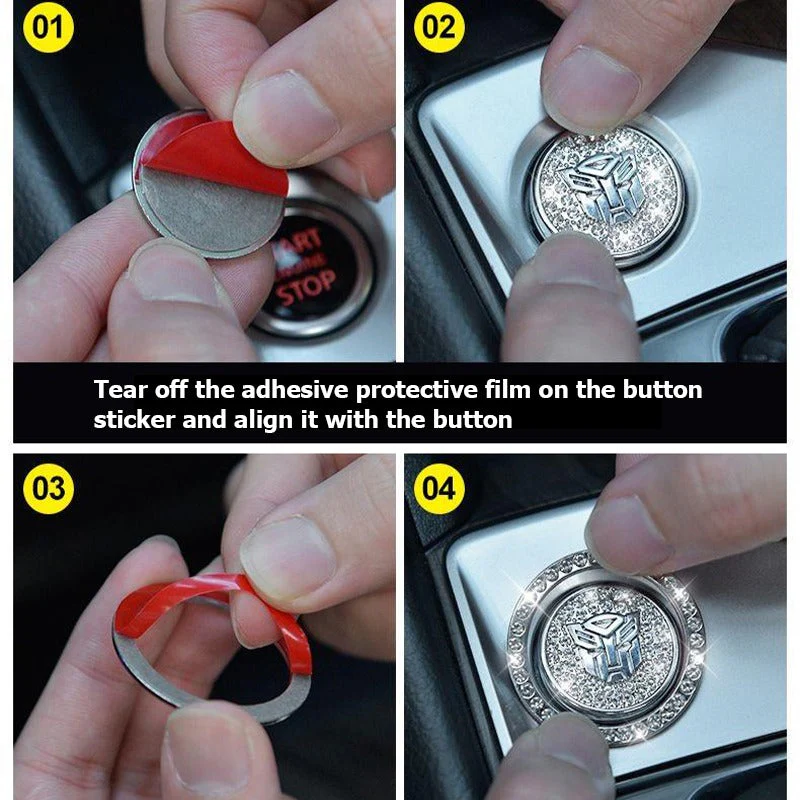 GlamStart Bling Car Start Button Cover Ring - Image 3