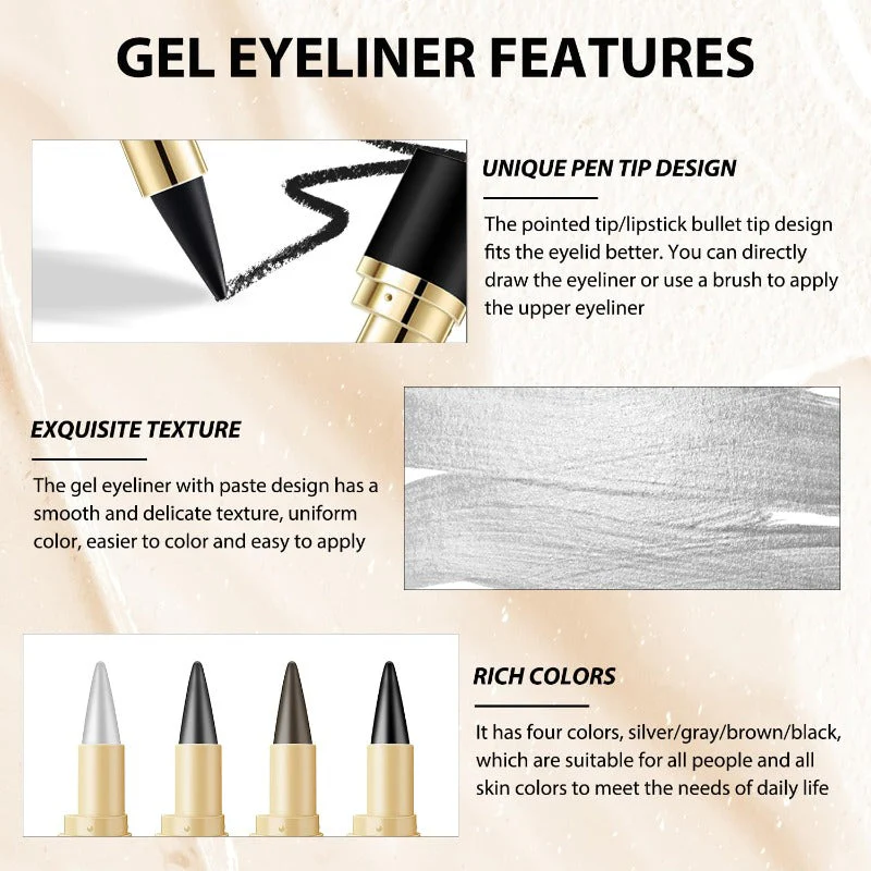 EverGlider Waterproof Metallic Eye Liner Crayon - Image 5