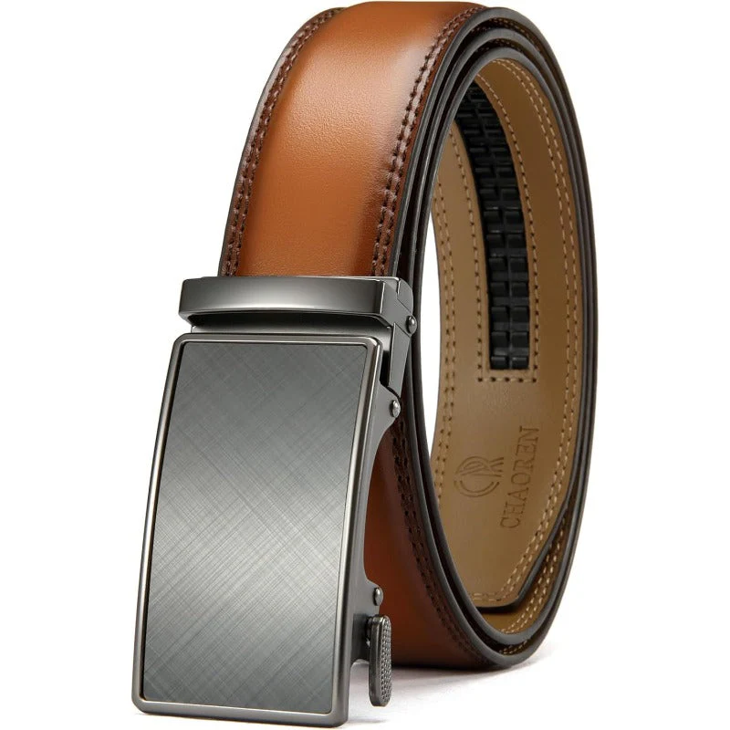 Micro-Adjust Leather Ratchet Belt - Image 14
