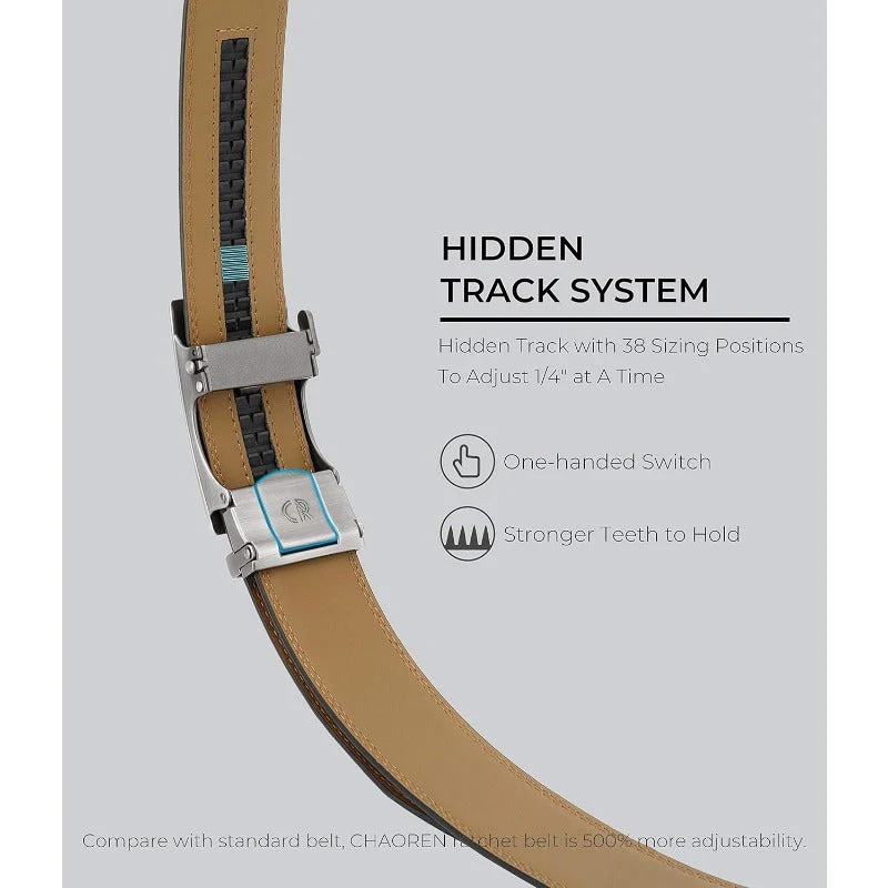 Micro-Adjust Leather Ratchet Belt - Image 3