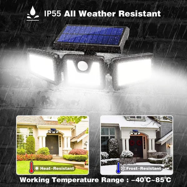 Upgraded Wide-Angle Solar Motion Sensor Light - Image 5