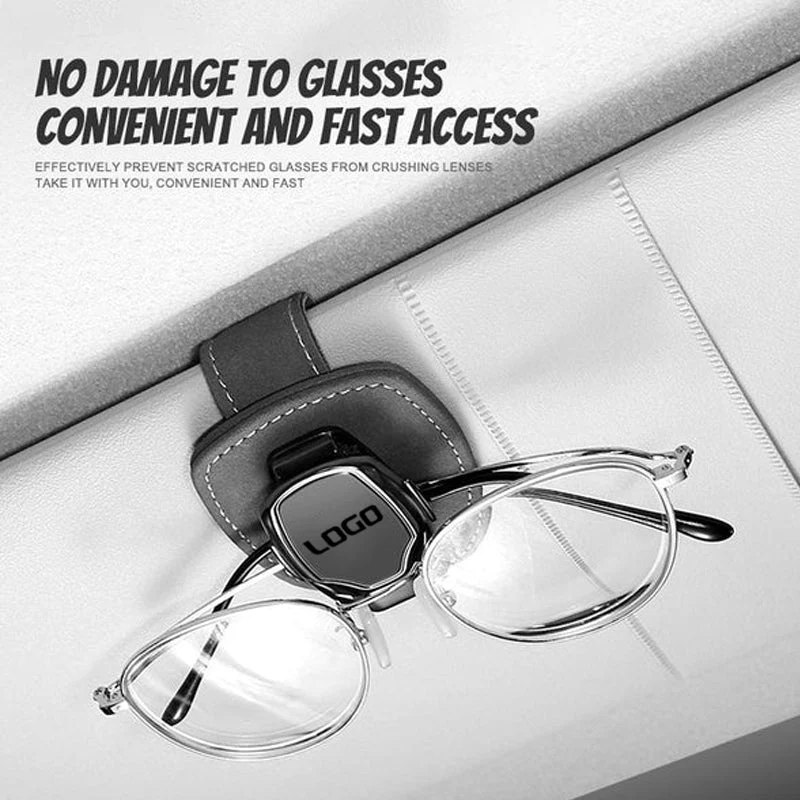 Suede Multifunctional Glasses Clip - Image 10