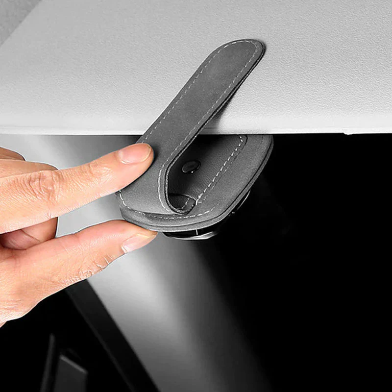 Suede Multifunctional Glasses Clip - Image 6