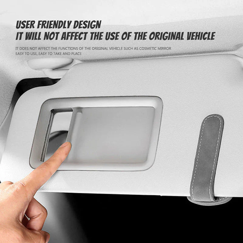 Suede Multifunctional Glasses Clip - Image 7