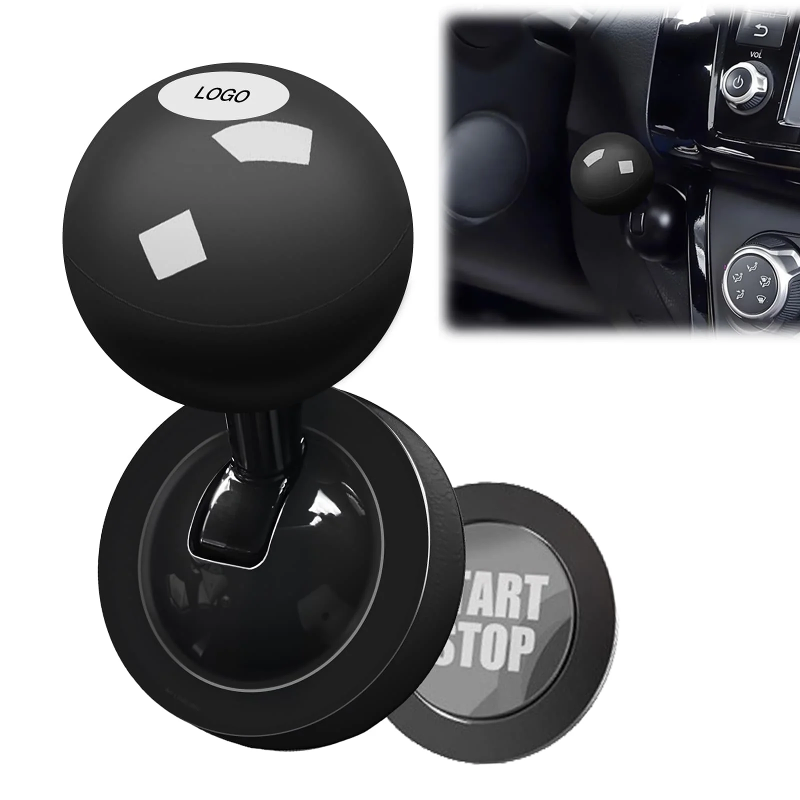 Universal One-Button Start Car Shift Knob - Image 10