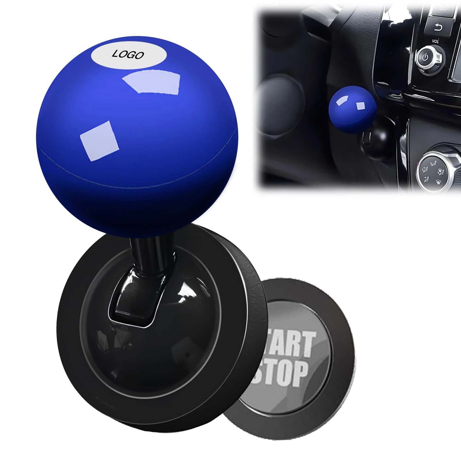 Universal One-Button Start Car Shift Knob - Image 11