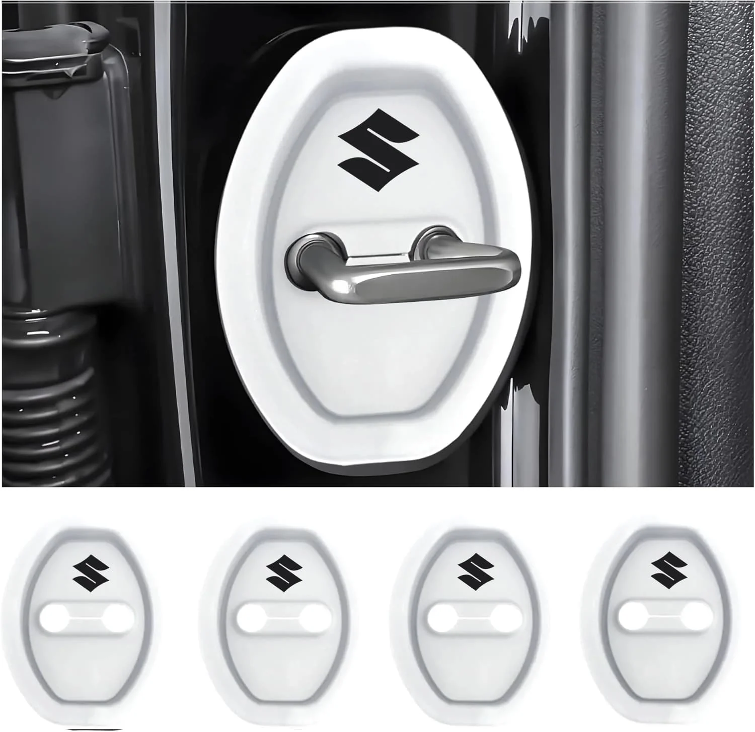 Eptchn Universal Silicone Car Door Covers Protector (4 PACK) - Image 48